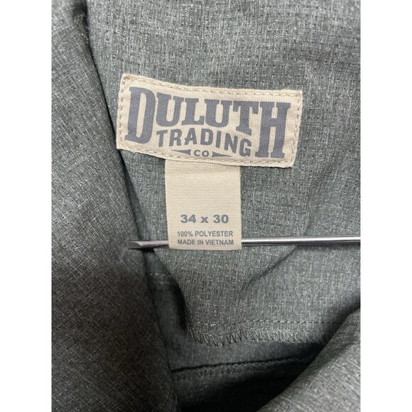 Duluth Flex Breeze Shooter Men's Stretch Ultralight Polyester Pants Size 34x30 - Picture 12 of 13